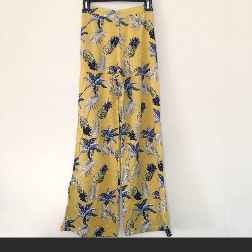 MAJORELLE BRANDY PANTS IN CITRUS PINEAPPLE - Picture 5 of 5